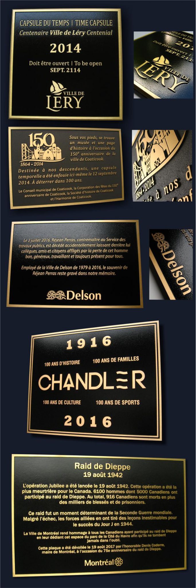 Plaque commémorative en bronze pour inauguration Plaques Dumas