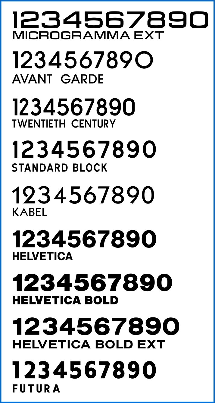 Chiffre Numero Civique Gras 1
Chiffre pour adresse. Admirez notre sélection de modèle pour des chiffres contemporain et moderne 3D de 6" à 24" de hauteur
et de 1/2" à 3" d'épaisseur. Ces numéros sont en aluminium moulé de qualité supérieure.