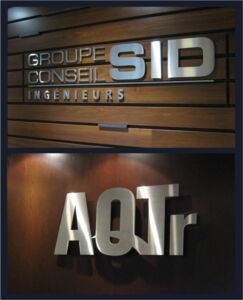 Enseigne Interieure Stainless 1