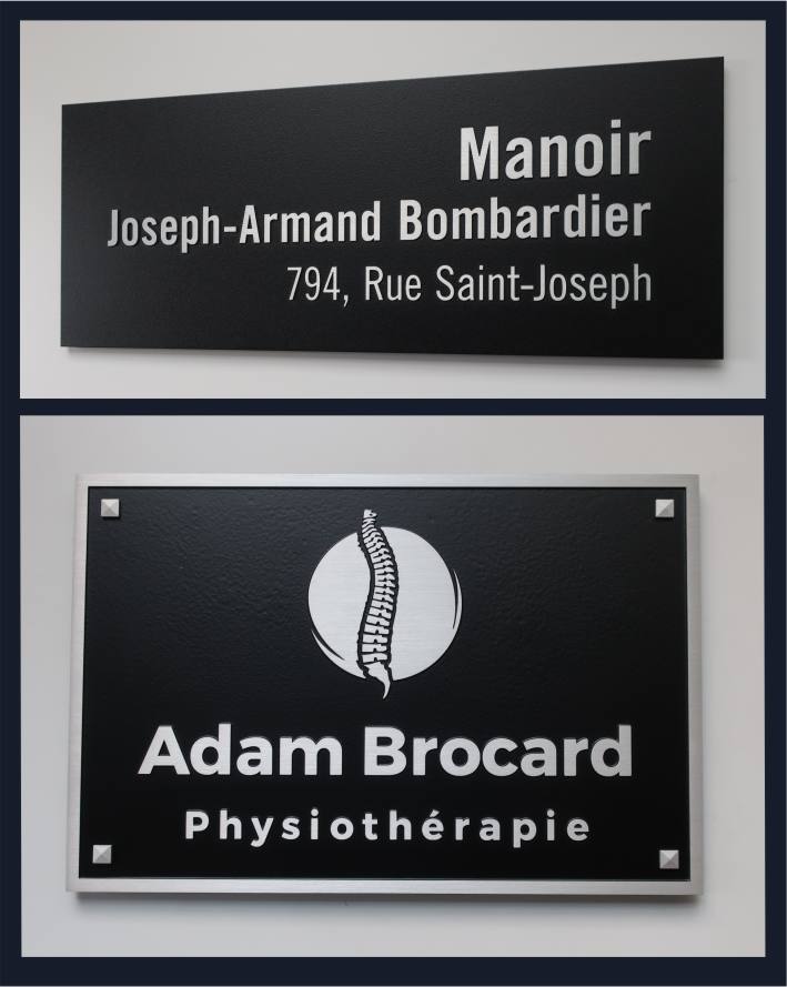 Enseignes En Aluminium Relief Ac