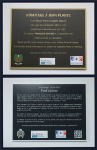 Plaque Hommage Aluminium 2024