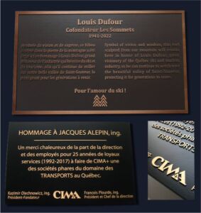 Plaque Honorifique Bronze 1