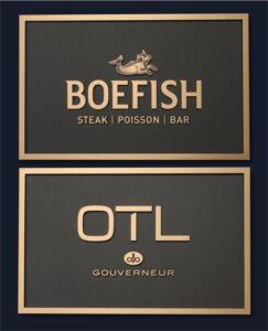 Plaque Bronze Hôtel Gouverneur